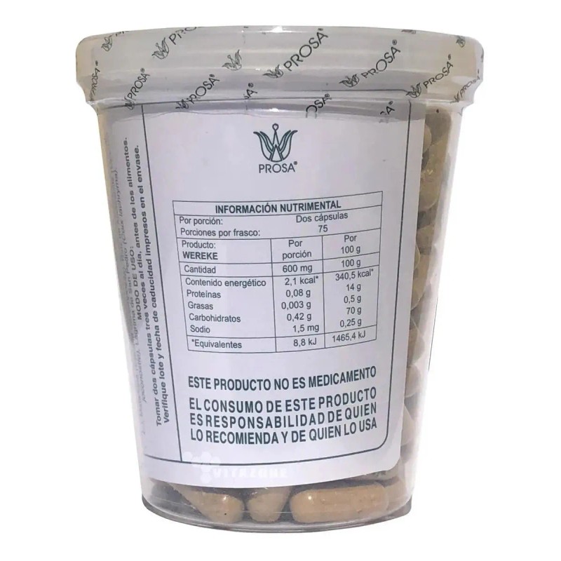 Wereke 150 Cápsulas Prosa Sabor