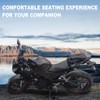 SKYJDM Foldable Passenger Motorcycle Gel Rear Seat Cushion, 3D-Honeycomb Structure