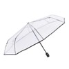 VALICLUD Folding Umbrella Automatic Transparent Umbrella Automatic Open Folding Umbrella
