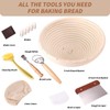 VONAHAST Banneton Proofing Basket Set - 9-inch Round Bread Baking