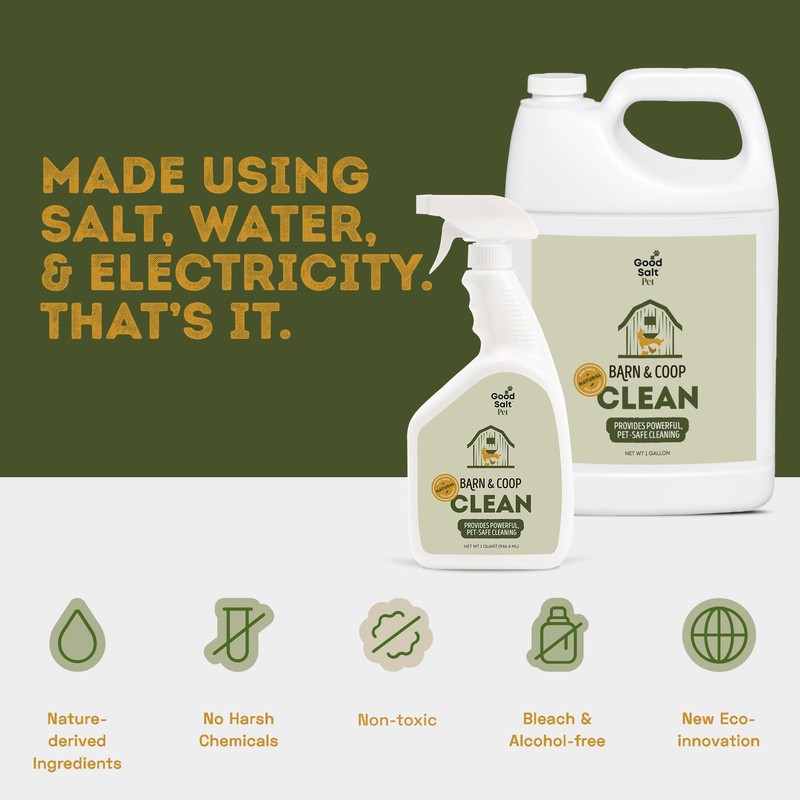 Good Salt Pet Barn & Coop Clean, Natural Pet-Friendly Daily
