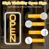inShareplus 16"x 9" Super Bright Open Sign,12V LED Neon Open