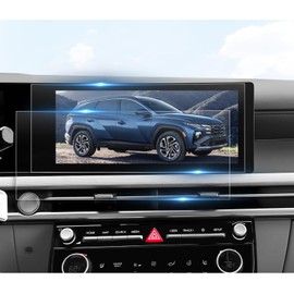 BIBIBO Tucson NX4 2025 Premium Navigation Film, Protective Film for H-yundai Tucson NX4 2025 12.3 Inch, Nano Screen Protector, Scratch-Resistant Screen Protectors (Navigation Pack of 2)