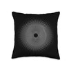 Optical Illusion Vortex Throw Pillow