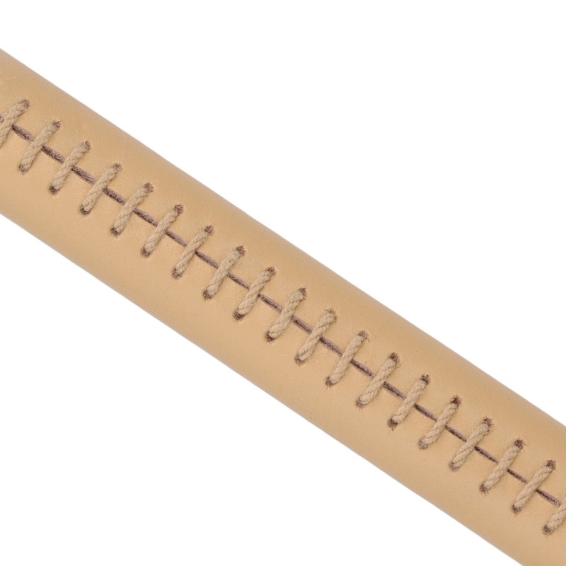 Cabinet Door Handle 224MM Hole Pitch Leather Brass Light Luxury