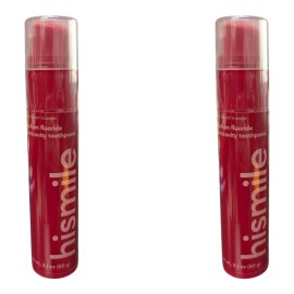 Hismile 2 x hismile - Sodium Fluoride Toothpaste - RED VELVET 2.1oz EXP 4/12/2026