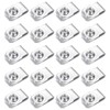 PATIKIL U-Style Clip-On Nut, 20 Pack M5-0.8 Regular Extruded U-Nut