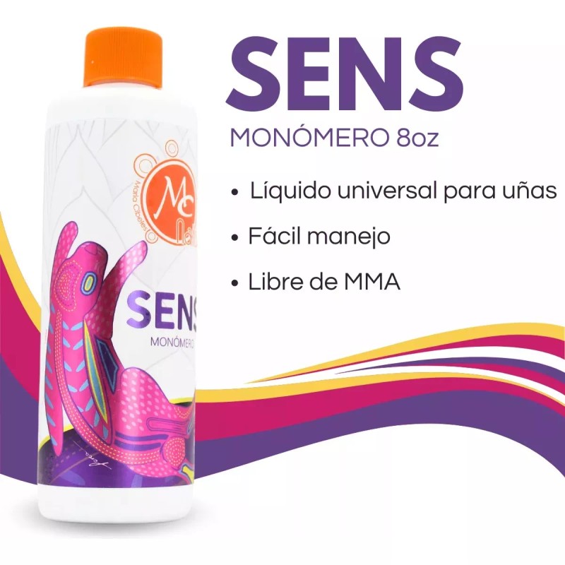 Mc Nails Liquido Acrilico Monomero 8 Oz Sens , Uñas