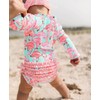 Fab Flamingo One Piece Rash Guard - 12-18m
