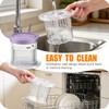 4 Pack Ice Cream Pints Containers 8oz, BPA-Free & Dishwasher