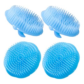 CAXUSD 4pcs Scruber Dandruff Sc Scalp Massage Brush Scalp Brush Shower for Hair Exfoliate Scrub Random Color
