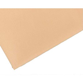 Plain Peach Polycotton Fabric - 45 inch / 112 cm Wide - 40+ Colours (Peach, 1 METRE)