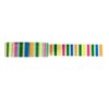 Wrapables Striped Japanese Washi Masking Tape, Clear and Multi-Color Short