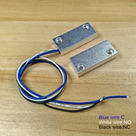 GUUZI 3 Wires for N.O./N.C. Roller Door Contact, Magnetic Reed Switch, Alarm Applications MC-52