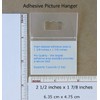 Picture Hangers Adhesive - 10 Pack - Plastic Sawtooth Adhesive