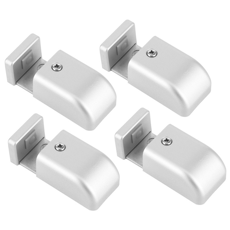 4Pcs Adjustable Sliding Door Stopper Roller Guide Hardware Accessory for