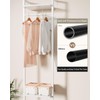 YMYNY Coat Rack Wall Mounted, 70.87H Clothes Garment Rack, Freestanding