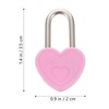 Ipetboom Mini Heart Lock with Keys Small Padlock for Diary