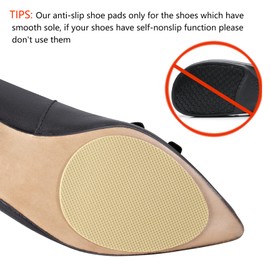 Ashoesert Anti-Slip Shoe Grips, Non-Slip Shoe Grips, Yellow - 3 Pairs