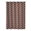 Kleine Wolke Shower Curtain, Polyester, Walnut Brown, 180 x 200