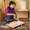 Rddconkit 10 Pcs 90 Degree Hinges Wooden Box Gift Wine