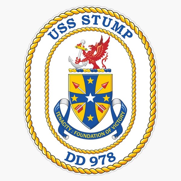 HOF Trading USS Stump Dd-978 Vinyl Sticker Waterproof Decal Laptop
