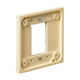 Bryant Electric ADAPI QUADPLEX Adapter Plate, Commercial/Industrial Grade, 1 or 2 Gang, Ivory