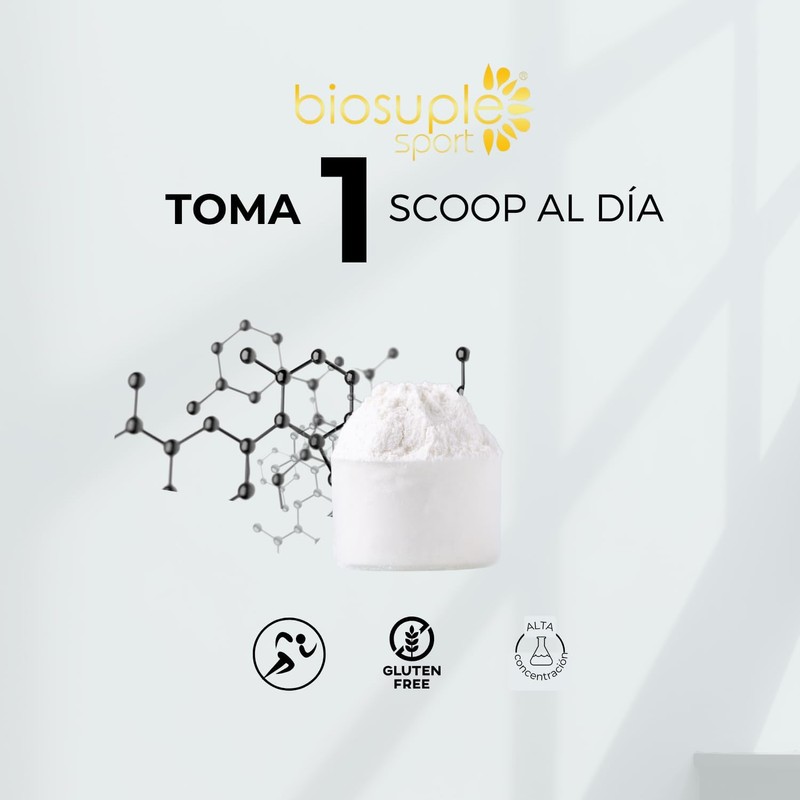 BIOSUPLE Creatina + Beta Alanina 100% puras, sin ingredientes de