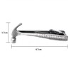 Yoursfs Strong Hammer Tie Clips Mens Tie Clip Matte Stainless