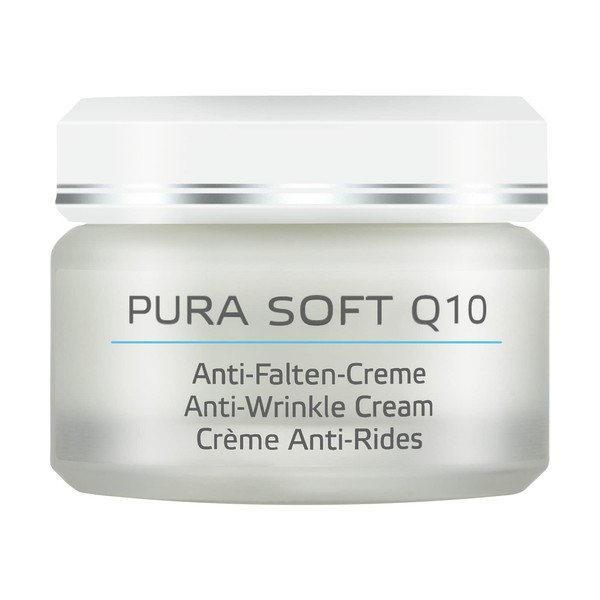 ANNEMARIE BÖRLIND Pura Soft Q10 Anti-Wrinkle Cream (50 ml) - Gives the skin 24-Hour Care, Moisture and Intensive Protection - Prevents premature skin ageing