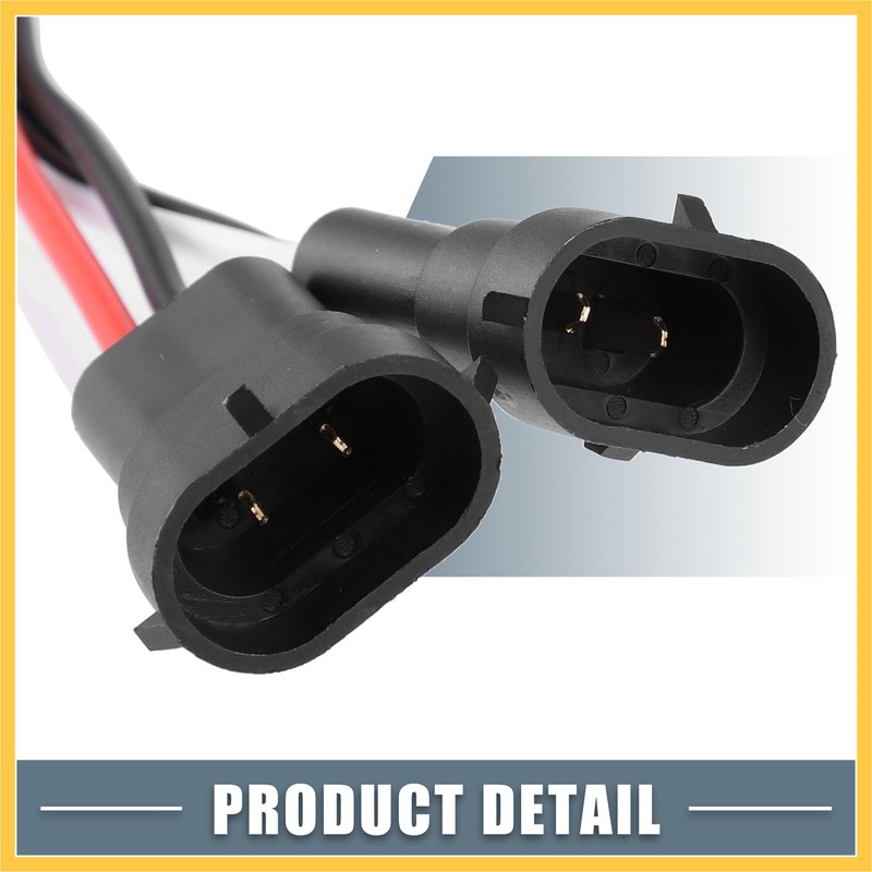 REPAIROCK H4 to H9/H11 Dual Beam Headlight Splitter Harness Adapter