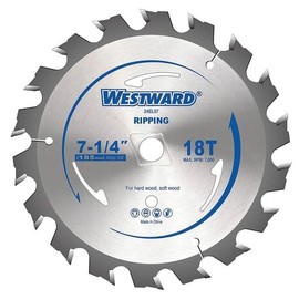 Circular Saw Blades, 7-1/4 in, 18T