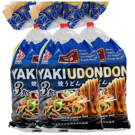 Itsuki Foods Yakiudon 3 servings with Soy Sauce 23.92 Oz (3 Count)