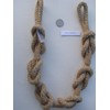 Shanklin Natural Jute Knotted Rope tiebacks