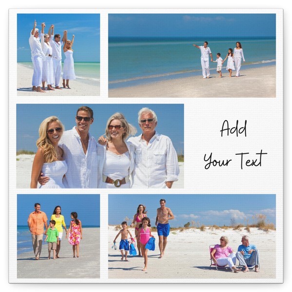 Love 2 Be Personal Personalised 5-Image Photo Collage Canvas |