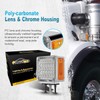 Partsam 2X Square Double Face LED Pedestal Light Cab Fender