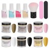 Nail Dipping Powder Set Nail Art Powder Top Base Coat
