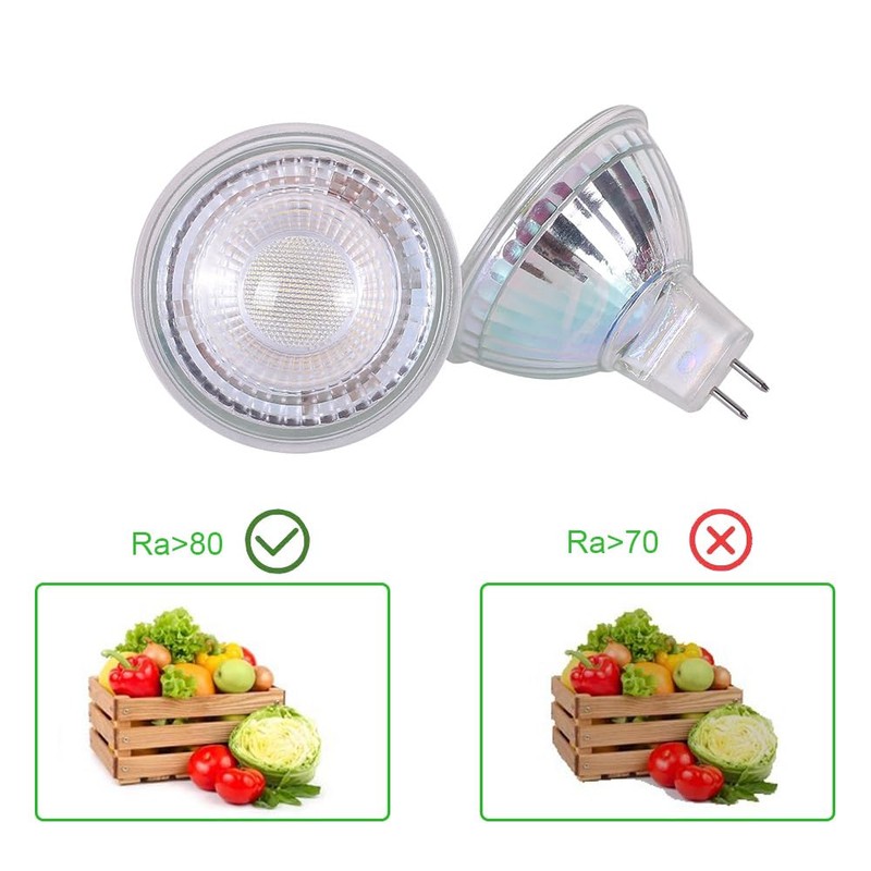 CIKAMIO MR16 12-24v Non-dimmable Low Voltage 4w cob led spot