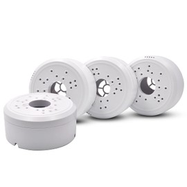 VIEWZONE Universal Junction Box for Dome Camera, Bullet Camera and Solar Panel Installation, Wall Ceiling Mounting (Pack of 4)