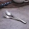 Zerophilo Titanium Cutlery Set, Lightweight Flatware, Modern Design, Dishwasher Safe,