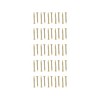 Melody Jane Dollhouse 9mm Brass Pins Nails 50pcs Miniature 1:12
