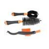 3-Piece Bicycle Brush Set - Frame Brush, Chain Brush, Bicycle