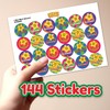 Stone Melon Arabic Reward Stickers 144 Well Done Ahsant I
