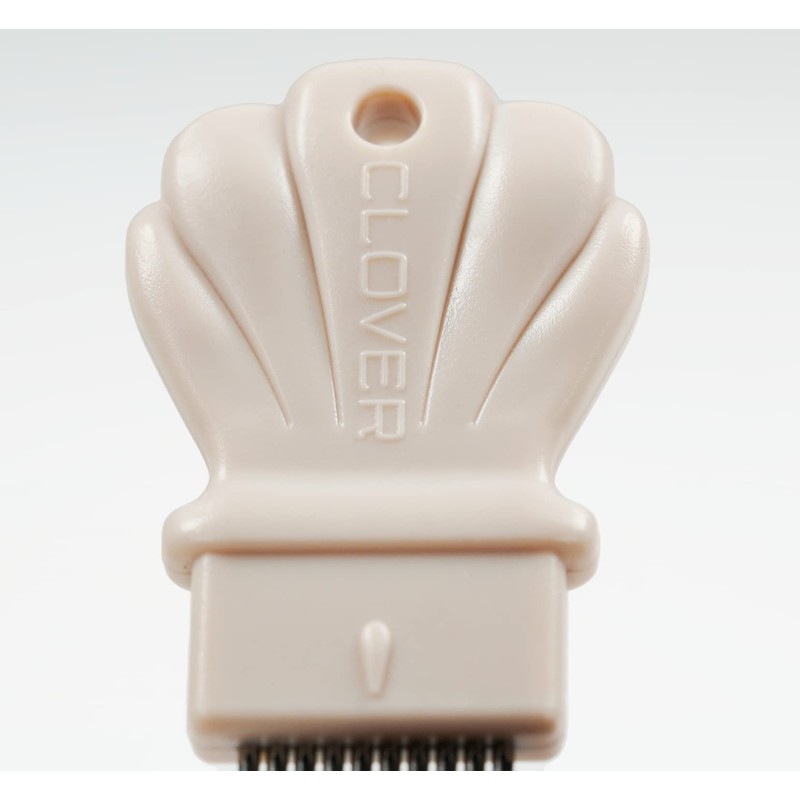 Clover Picot Comb-Small, Taupe