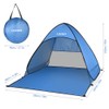 Lixada Automatic Instant Pop Up Beach Tent Lightweight Outdoor UV