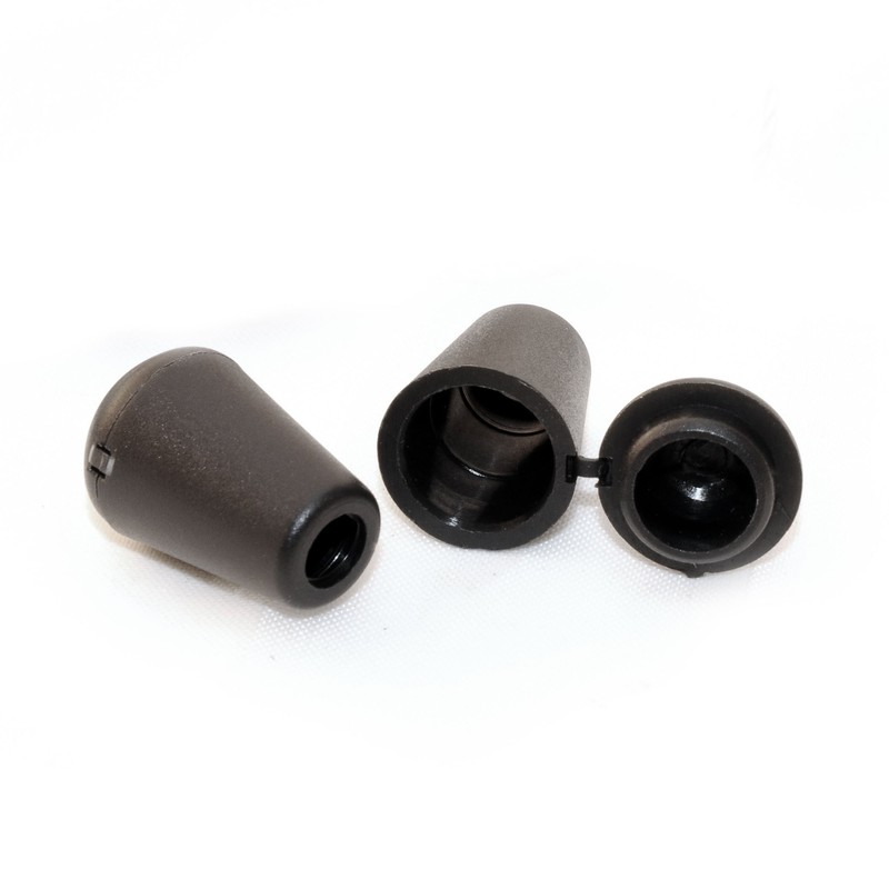 Set of 20 End Caps/End Caps/End Plugs Plastic 17 mm