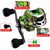 Left Hand Baitcasting Reel 18+1 BB Bearings Portable Fishing Reel