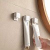 TIKA 4 Toothpaste Clip Holder - Space-Saving Bathroom Rack for