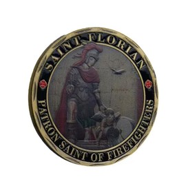 YOiqi Military Challenge Coins army challenge coin police challenge coins coins for collectors Firefighters Prayer Challenge Coin firefighter gifts (firefighter challenge coin-12)