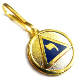 YOD Lodge of Perfection Scottish Rite 14th Degree Masonic Freemason ZIPPER PULL